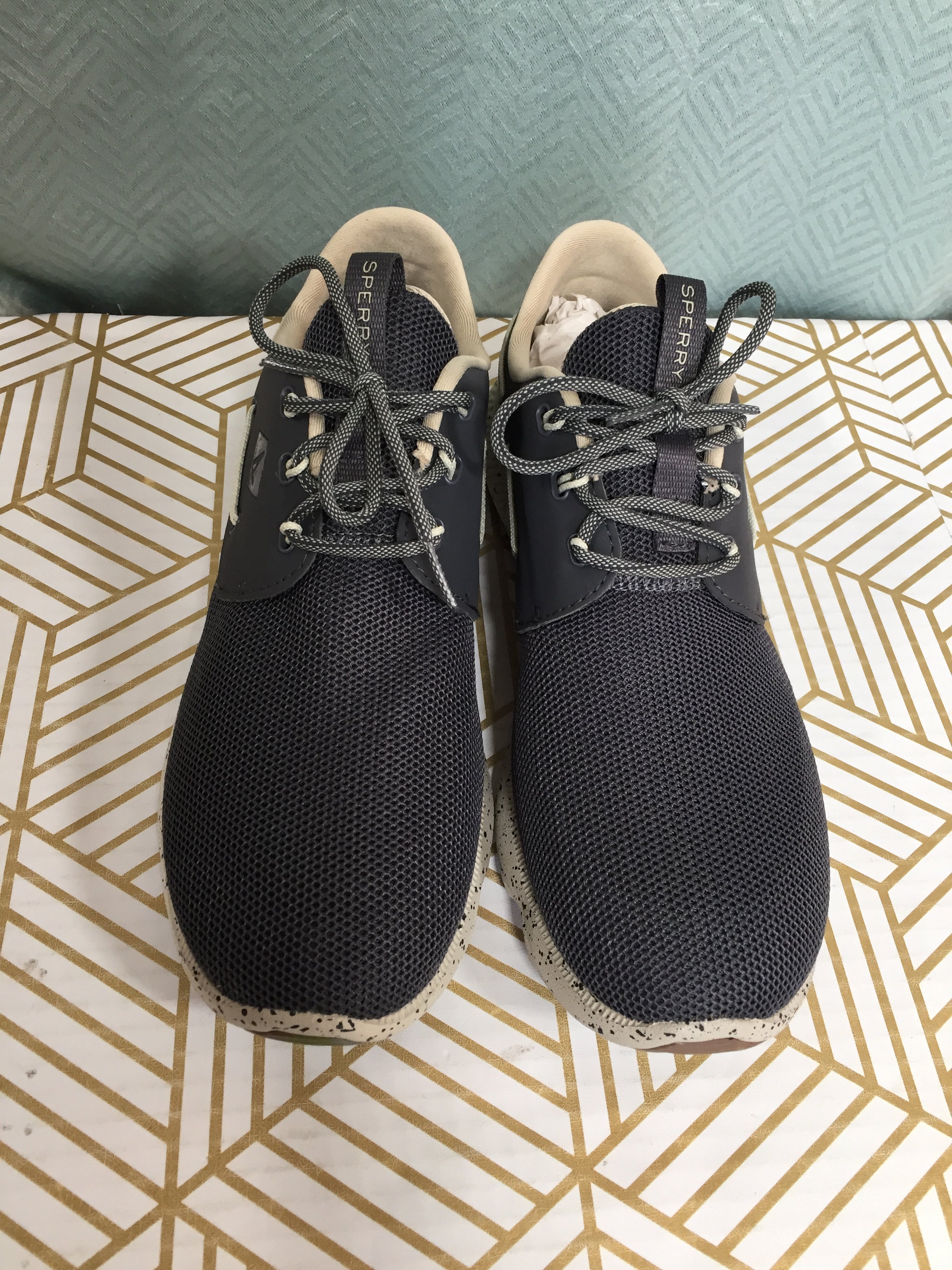 Sperry Men's Plush Boat Shoes US Size 10.5 Camo Grey STS19497 (7819329470702)